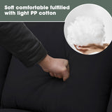 Black  Sectional Sofa Couch
