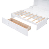 Queen Size Murphy Bed with Bookcase