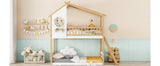Twin Over Twin Bunk Bed Wood Bed