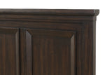 King 5 Piece Storage Bed in Walnut made with Solid Wood