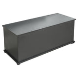 Storage Chest Trunk, Lift Top Wood Box for Toys Entryway Bench Organizer Home Furniture, Black