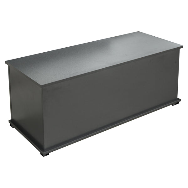 Storage Chest Trunk, Lift Top Wood Box for Toys Entryway Bench Organizer Home Furniture, Black