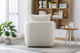 COOLMORE Swivel Barrel Chair, Comfy Round Accent Sofa Chair for Living Room, 360 Degree Swivel