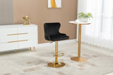 COOLMORE  Bar Stools with Back and Footrest Counter Height bar Chairs