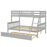 Twin Over Full Bunk Bed with Trundle