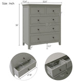 Queen  Solid Wood 5 Piece Bedroom Set