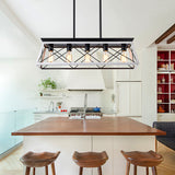 Farmhouse Chandeliers With 5 Bulbs For Dining Room