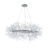 Modern American round crystal chandelier -12 bulbs