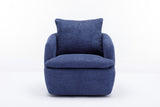 COOLMORE Swivel Barrel Chair, Comfy Round Accent Sofa Chair for Living Room, 360 Degree Swivel Barrel Club Chair, Leisure Arm Chair for Nursery, Hotel, Bedroom, Office, Lounge