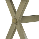 Green Rustic Wood Dining Table