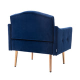 COOLMORE Accent  Chair  ,leisure single sofa  with Rose Golden  feet