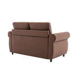 Orisfur Pull Out Sofa Bed  Loveseat Sleeper with Twin Size Memory Mattress for Living Room Spaces