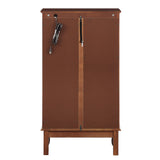 Curio Cabinet Lighted Curio Diapaly Cabinet with Adjustable Shelves and Mirrored Back Panel, Tempered Glass Doors