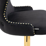 COOLMORE  Bar Stools with Back and Footrest Counter Height bar Chairs