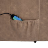 Orisfur. Power Lift Chair for Elderly with Adjustable Massage Function, Recliner Chair with Heating System for Living Room