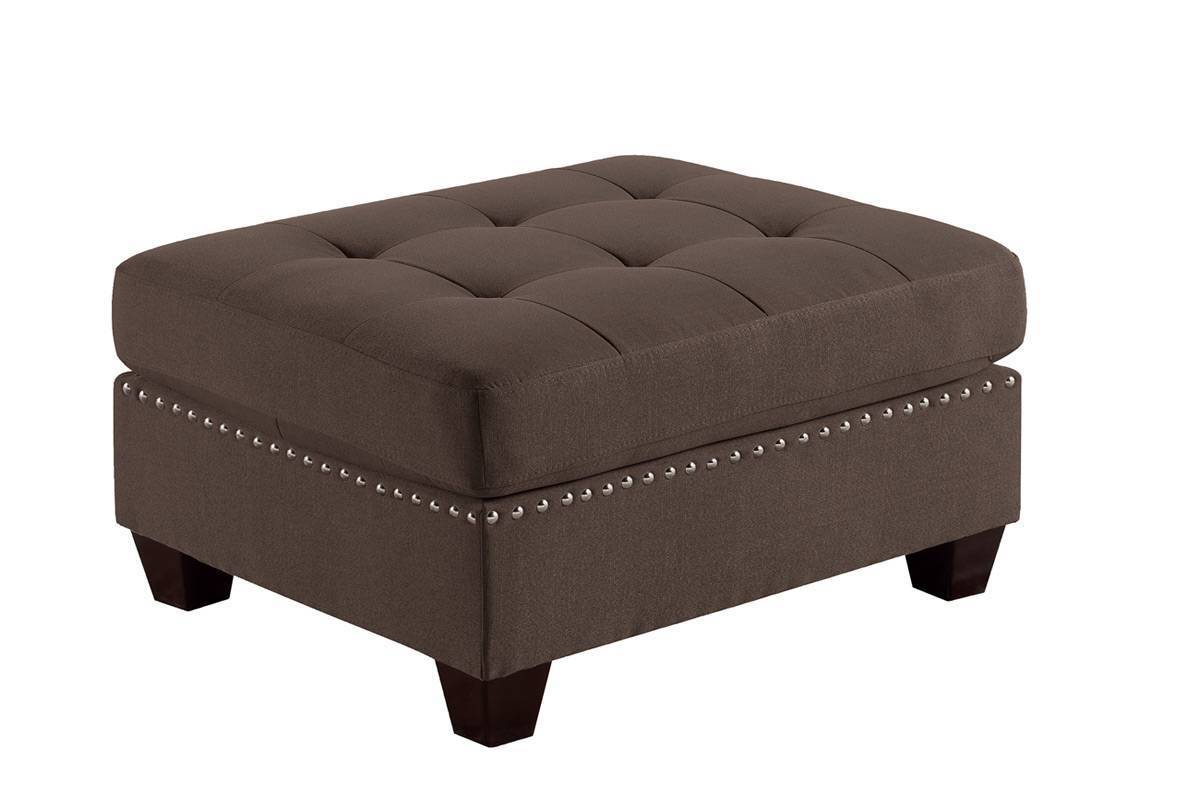 Coffee Sectional Set with Ottoman