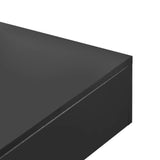 ON-TREND Modern Minimalist Design Square Coffee Table and Plug-in 16-color LED Strip Lights Remote Control for Living Room