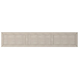 TREXM Rustic Entryway Console Table, 60" Long Sofa Table with two Different Size Drawers and Bottom Shelf for Storage (Gray Wash)
