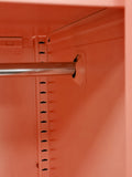 Metal Locker Storage Cabinet Locker Children Locker Double Doors Lokcer Hanging Cloth Home School Classroom Requires Assembly