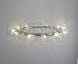 Modern American round crystal chandelier -12 bulbs