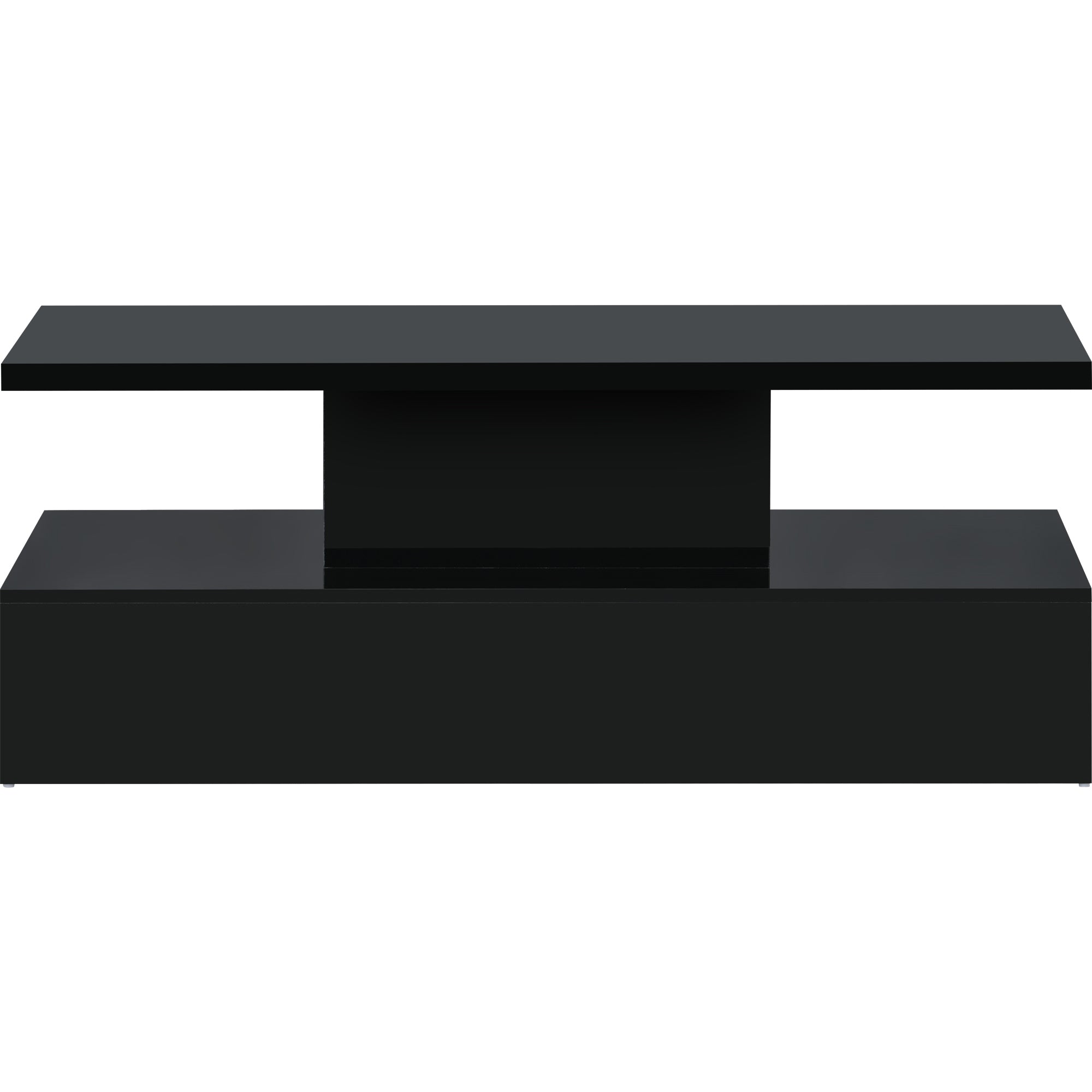 Coffee Table Cocktail Table Modern Industrial Design with LED lighting