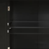Black Kitchen Island Cart