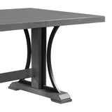 Retro Style Dining Table 78” Wood Rectangular Table, Seats up to 8