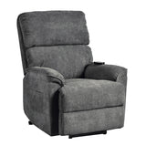 Oris Fur. Power Lift Chair with Massage and Heating Function Soft Fabric Upholstery Recliner for Living Room  (New SKU for PP192721AAE)