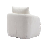 COOLMORE Swivel Barrel Chair, Comfy Round Accent Sofa Chair for Living Room, 360 Degree Swivel