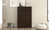 Vintage Aesthetic 5 Drawers Solid Wood Chest