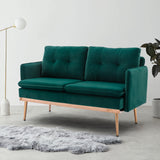 COOLMORE  Velvet  Sofa , Accent sofa .loveseat sofa with Stainless feet