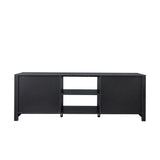 Farmhouse TV Stand,  Wood Entertainment Center Media Console with Storage