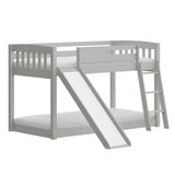 Bunk Bed Twin Over Twin with Slide & Ladder