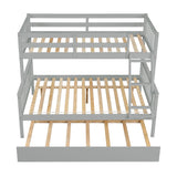 Twin Over Full Bunk Bed with Trundle