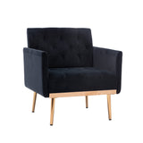 COOLMORE Accent  Chair  ,leisure single sofa  with Rose Golden  feet