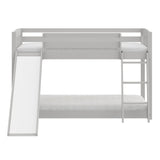 Bunk Bed Twin Over Twin with Slide & Ladder