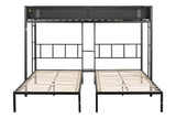 Triple twin bunk bed