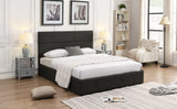Upholstered Platform Bed with Underneath Storage - Queen