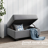 Antique Grey Sectional Sofa