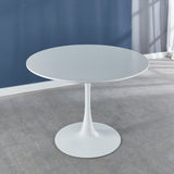 White Tulip Table Mid-century Dining Table