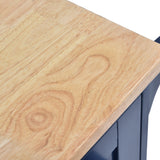 Kitchen Island Cart with Storage Cabinet and Two Locking Wheels, Solid wood desktop, Microwave cabinet