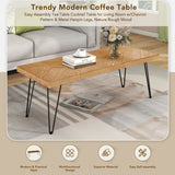 Modern Coffee Table, Easy Assembly Tea Table