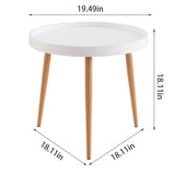 BB Table, Coffee Table, Playing Table, MDF Top, Wood leg; WHITE,1 pcs per set