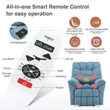 Orisfur. Power Lift Chair with Adjustable Massage and Heating System, Recliner Chair with Remote Control for Living Room