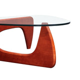Cherry Triangle coffee table Wood Base