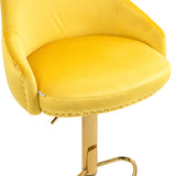 COOLMORE  Bar Stools with Back and Footrest Counter Height Dining Chairs