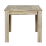 7-Piece Wooden Dining Table Set - Extendable Table with 12” Leaf and 2 Drawers, 6 Dining Chairs with Soft Cushion