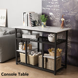 Faux Marble top Kitchen Island