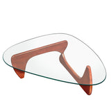 Cherry Triangle coffee table Wood Base