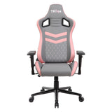 Techni Sport TS-83 Ergonomic High Back Racer Style PC Gaming Chair, Grey/Pink